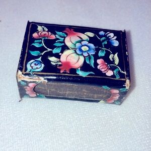 Vintage Enamel Match Box Cover